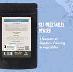 Dr. Cowan’s Garden Algas Marinas Salvajes - Polvo de Dulse, Wakame y Kelp - 20 Raciones