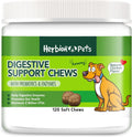 Herbion Pets Digestive Support Chews con Probióticos y Enzimas, 120 Masticables Blandos