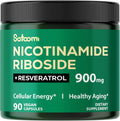 Satoomi NAD+ Suplemento con Nicotinamida Ribósido, Resveratrol, Quercetina - 90 Cápsulas
