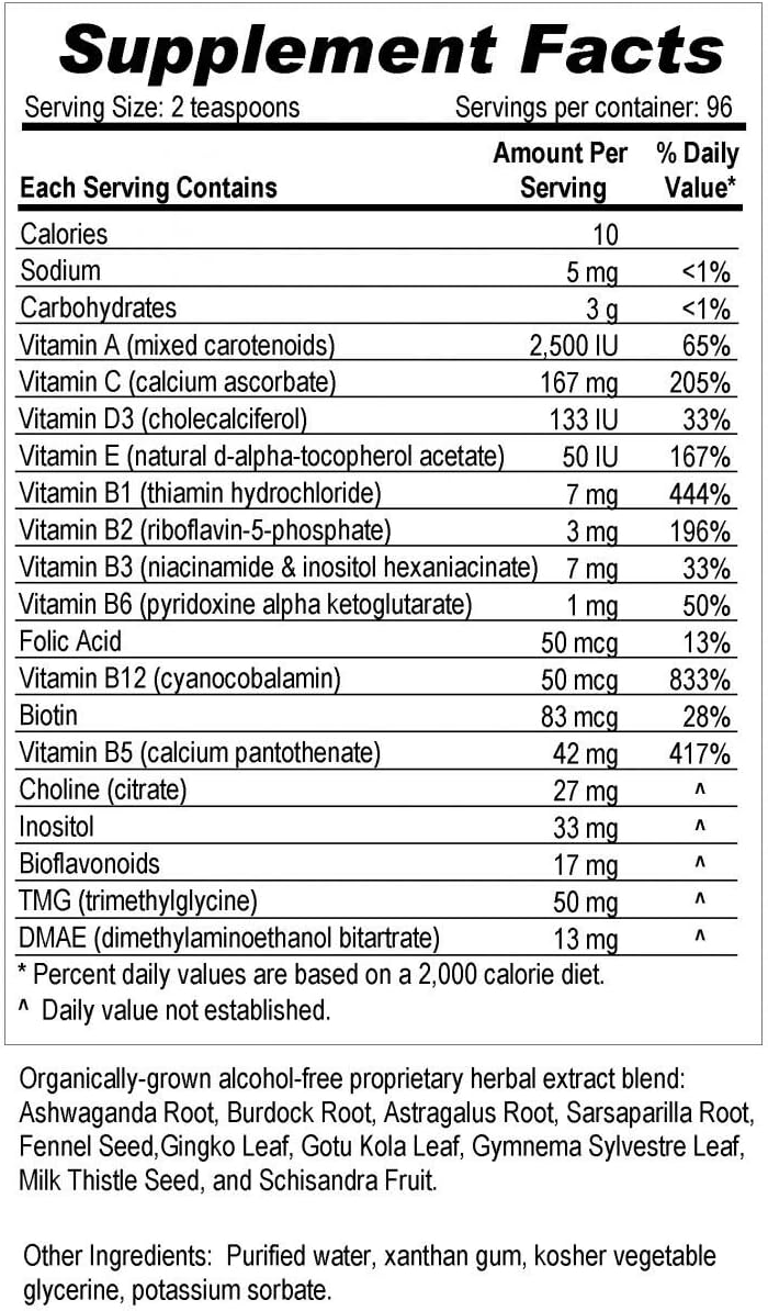 BrainChild Nutritionals Spectrum Support II – Liquid Supplement with P5P and Organic Herbs, Lemon-Lime Flavor, 473 ml
