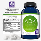 MD.LIFE Suplemento ADK – Complejo de Vitaminas A, D3 y K2 – 90 Cápsulas – Alta Potencia