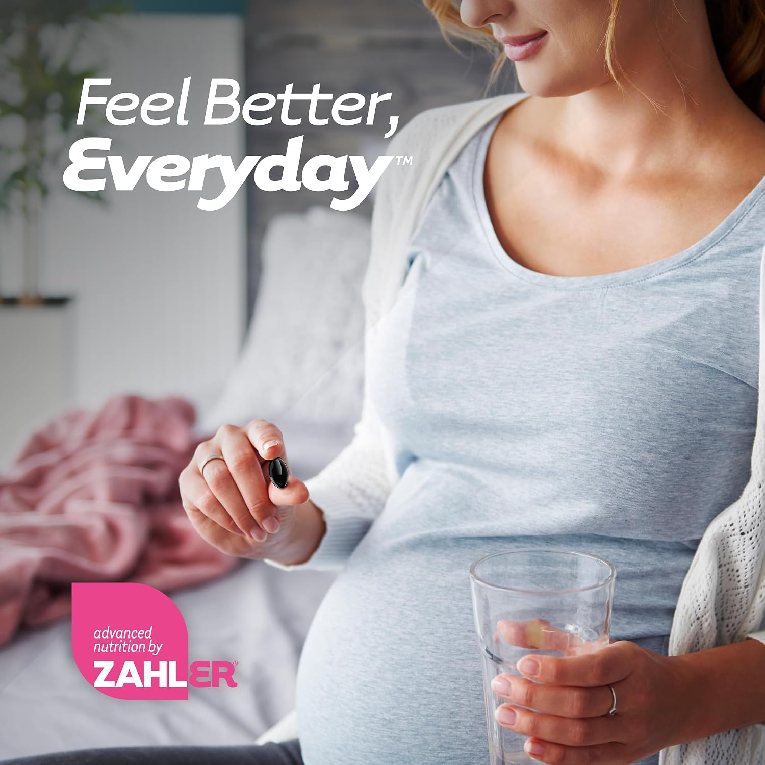 Zahler Mighty Mini – Easy-to-Swallow Prenatal Vitamin with Methylfolate and DHA – 90 Capsules