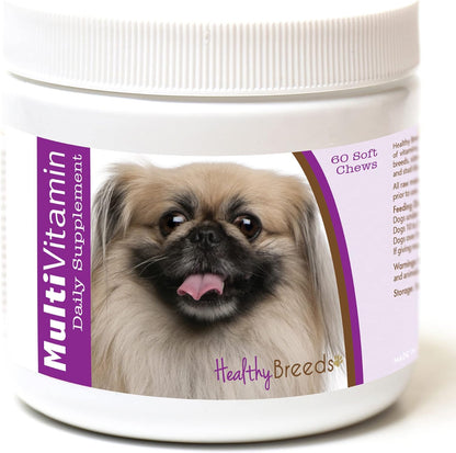Healthy Breeds Pekingese Multi-Vitamin Soft – Vitamina A: Importante para la visión y la función inmunitaria. – Image 1
