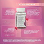 Briyo All Around Mom - Fórmula Postnatal Completa con Omega 3, Colágeno, Colina, Shatavari, Moringa, Vitaminas y Minerales - Apoya Recuperación, Energía, Lactancia y Ánimo - 60 Cápsulas Blandas