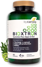 Bioxtron Gomitas de Células Madre - Espirulina, Vitaminas B y Magnesio - 60 Unidades