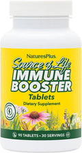 NaturesPlus Source of Life Immune Booster - Adult Formula - 90 Vegetarian Tablets