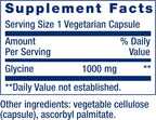 Life Extension Glycine 1000 mg, 100 Capsules - Amino Acid for Sleep