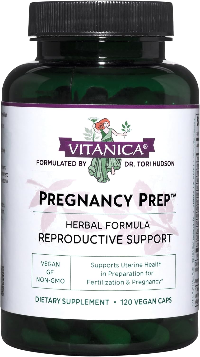 Vitanica Pregnancy Prep: Reproductive System Support, Vegan, 120 Capsules