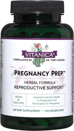 Vitanica Preparación para el Embarazo, Apoyo para el Sistema Reproductivo, Vegano, 120 Cápsulas
