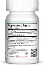 Maxi Health Vitamin D3 2000 IU Chewable - Natural Bubble Gum Flavor