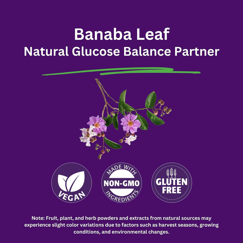 Paradise Herbs, Banaba Leaf, 12:1 Concentrated Extract, 250 mg, 180 Cápsulas