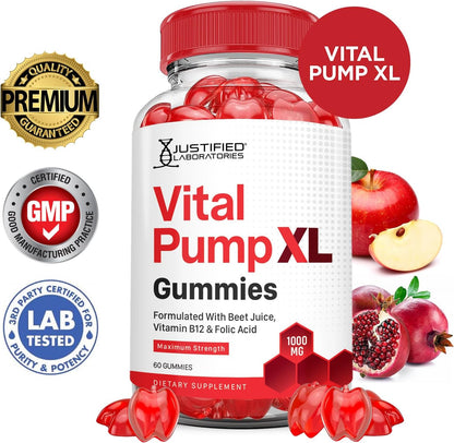 Justified Laboratories Vital Pump XL – Jugo de remolacha y polvo de remolacha: Fuente natural de nitratos y – Image 2