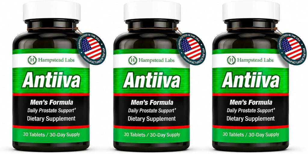 Suplemento para la Salud Prostática con Beta Sitosterol y Zinc, Pack de 3