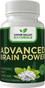 Advanced Brain Power – Apoyo para la Función Cerebral y Concentración (60 Cápsulas)