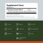 FODZYME® Enzimas Digestivas On-The-Go para la Salud Digestiva, 30 Dosis