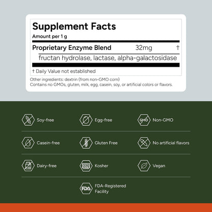 FODZYME® Enzimas Digestivas On-The-Go para la Salud Digestiva, 30 Dosis – Image 9