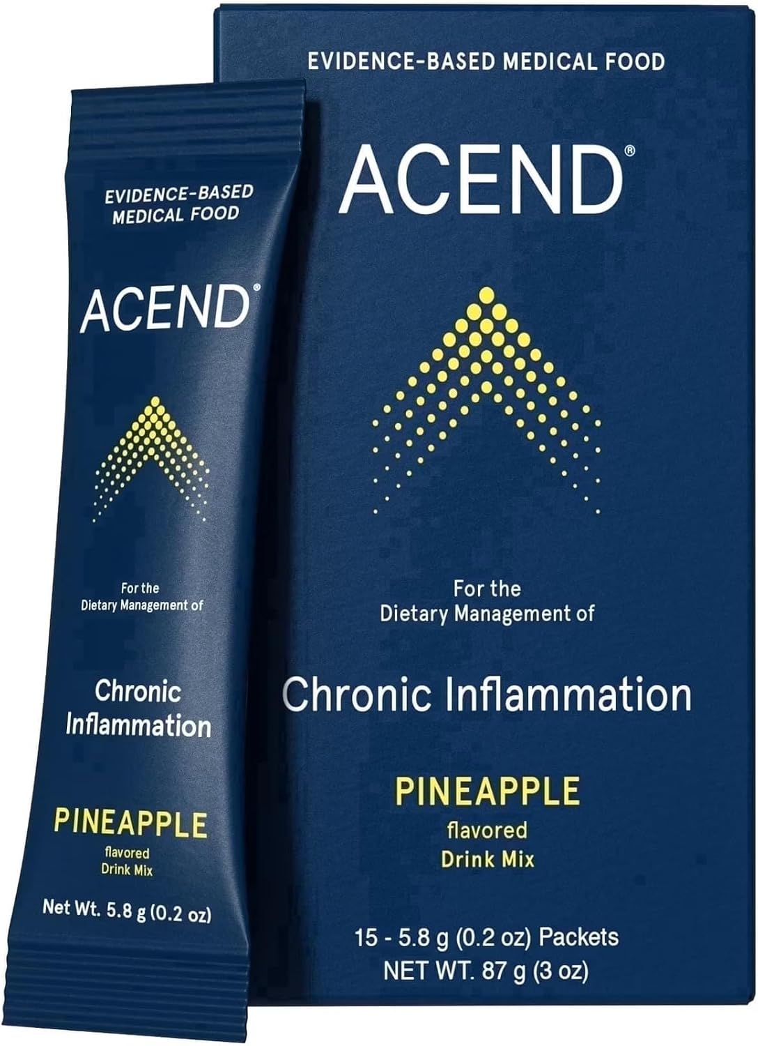 ACEND Advanced Inflammatory Support – Mezcla en Polvo con Polifenoles y Probióticos