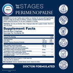 SOLARAY Perimenopause her Life Stages - Suplemento para Perimenopausia, Sofocos y Apoyo en la Menopausia - con Azafrán y Vitex - 60 Cápsulas Veganas