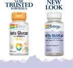 Solaray Beta Glucan with Vitamin C, 60 Vegetable Capsules