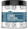 Earthborn Elements Gamma Oryzanol 200 Cápsulas, Puro y Sin Diluir, Sin Aditivos