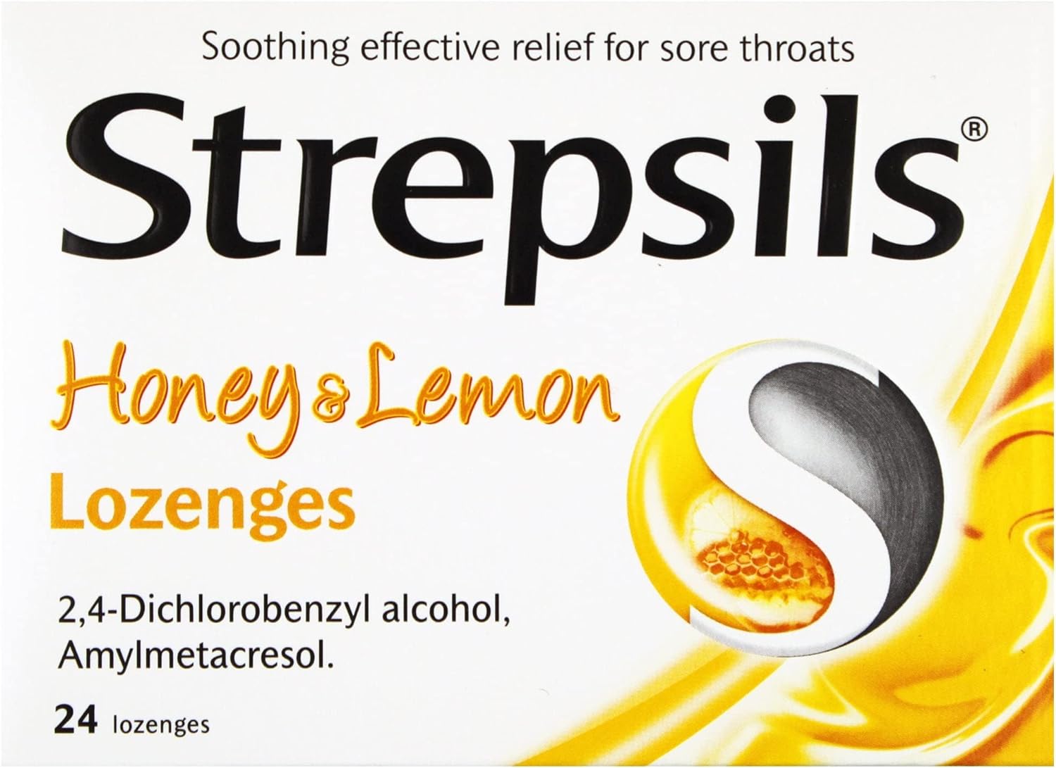 Strepsils Miel y Limón 24 Pastillas