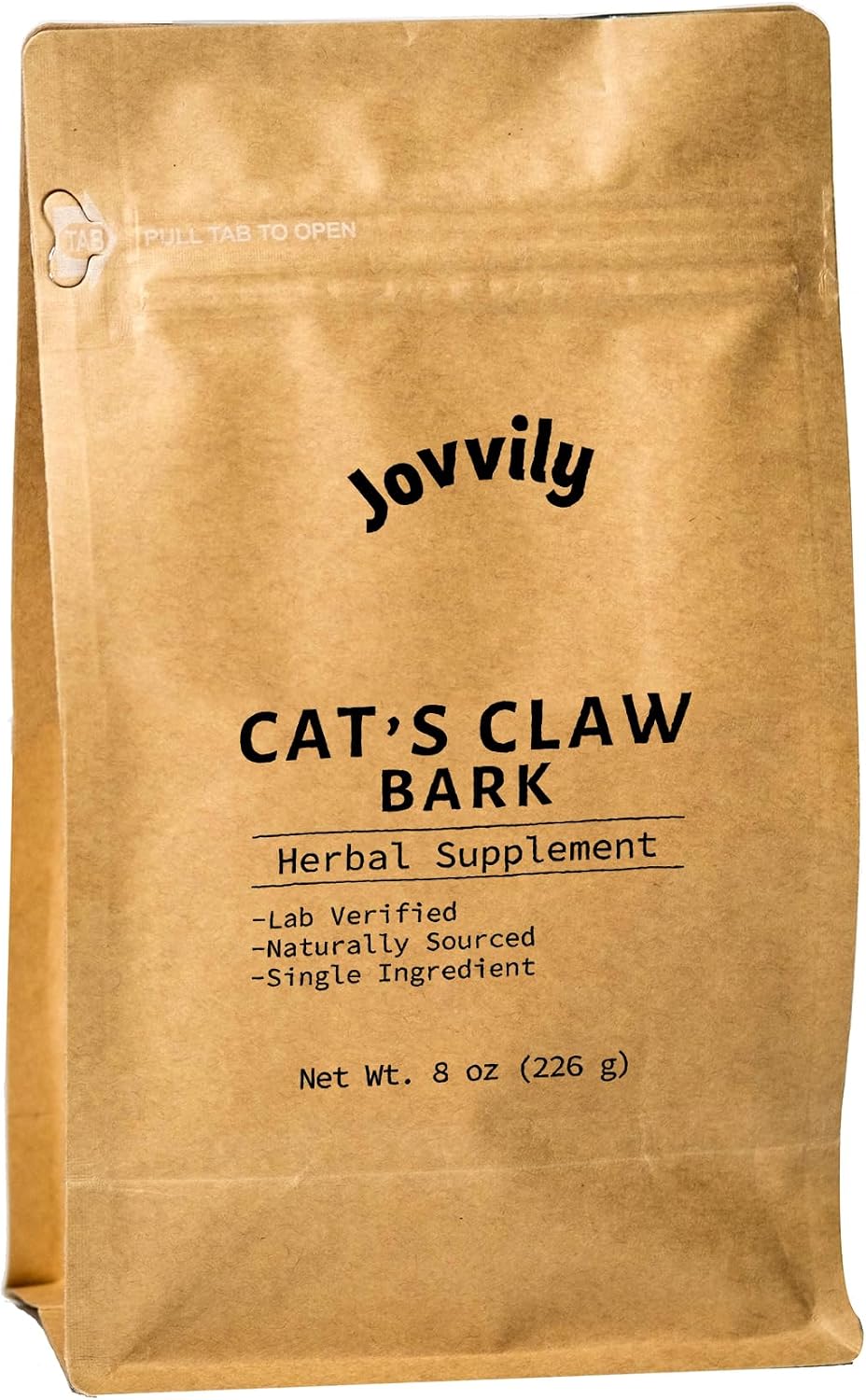 Jovvily Cat's Claw Bark - Herbal Supplement, 8 oz (227 g)