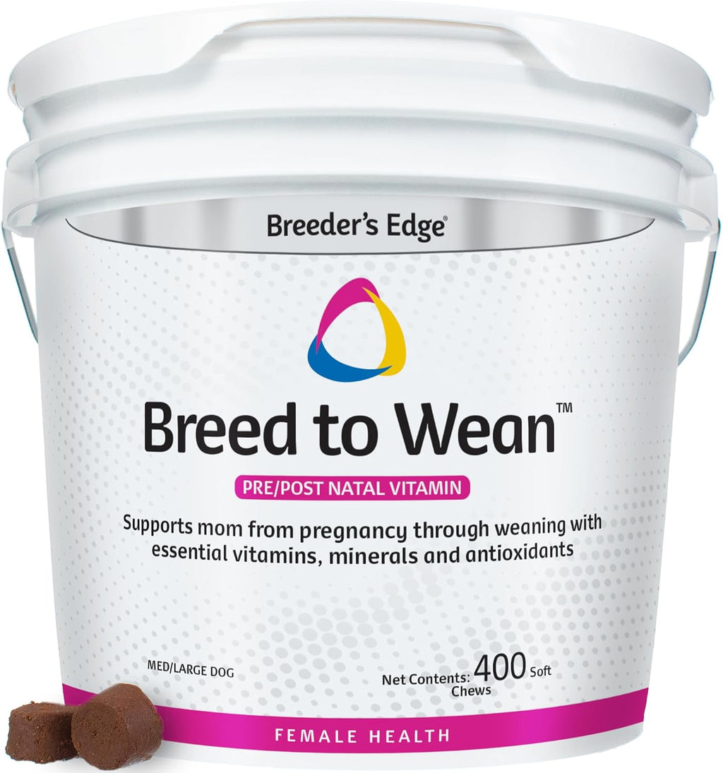Breeder’s Edge Breed to Wean Multivitamínico para Perros y Gatos, 400 Comprimidos Masticables