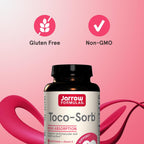 Jarrow Formulas Toco-Sorb – Complejo de Vitamina E y Tocotrienoles, Alta Absorción, 60 Cápsulas