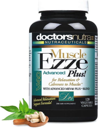 Muscle Ezze Plus - Day or Night Use - Gluten-Free - 120 Veg. Capsules – Image 1