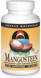 Source Naturals Mangostán 75 mg Xantonas - 120 Comprimidos