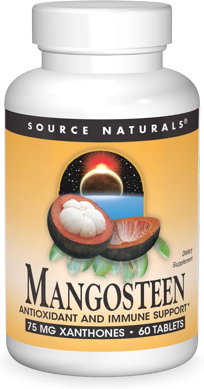 Source Naturals Mangostán 75 mg Xantonas - 120 Comprimidos