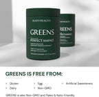 BodyHealth Perfect Greens Formula - Superfood en Polvo Sabor Manzana Verde (30 Porciones)