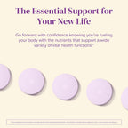 Barimelts ADEK - 60 comprimidos de disolución rápida (2 meses) - Vitaminas bariátricas para mujeres con vitamina A, D, E y K, sabor natural a fresa