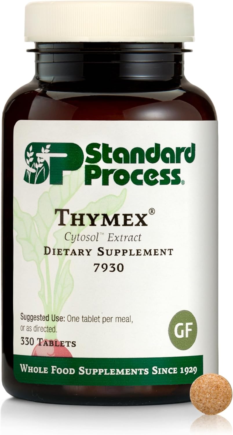 Standard Process Thymex - Suplemento con Extracto Cytosol de Timo para la Salud Inmunitaria - 90 Comprimidos