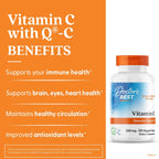 Doctor's Best Vitamina C 500 mg, 120 Cápsulas Vegetarianas