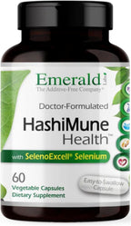 Emerald Labs HashiMune Health - Complemento Vegano para Tiroides e Inmunidad con Selenio e Inositol - 60 Cápsulas Vegetales