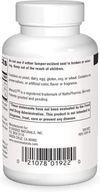 Source Naturals Vitamina K2 + D3 Complejo para Huesos y Corazón - 400 UI Vitamina D3 y 100 mcg Vitamina K2 (MK-7) con Calcio - 60 Comprimidos