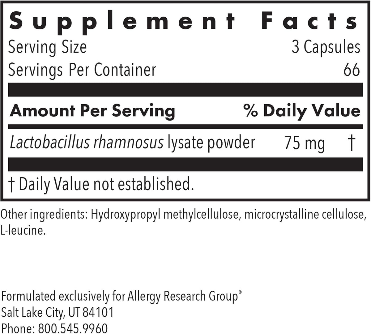 Allergy Research Group ImmunoBiotic Pro - – Contribuye a la fortaleza de la barrera intestinal. – Image 2