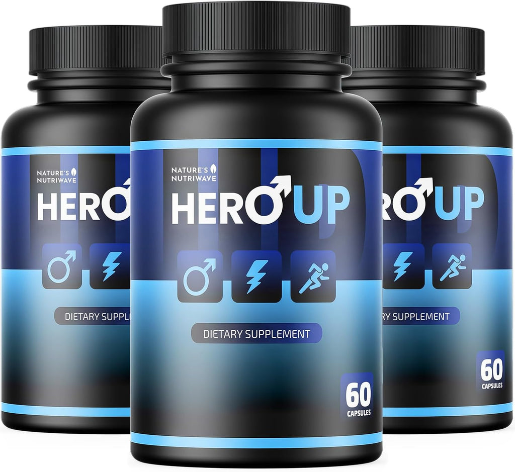 HeroUP – Cápsulas Vegetales con Vitamina C, 60 Cápsulas