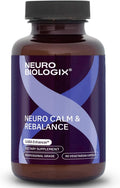 Neurobiologix Neuro Calm & Rebalance - Complejo de L-teanina, Magnesio, Zinc y Kava Kava - 60 Cápsulas