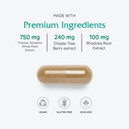 Vitanica Pregnancy Prep: Reproductive System Support, Vegan, 120 Capsules