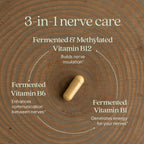 New Chapter Suplemento para la Salud Nerviosa con Vitaminas B1, B6 y B12 - 30 Cápsulas