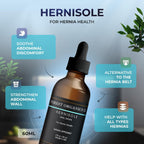 Hernia Health (Hernisole) - Gotas de Extracto de 24 Plantas para el Soporte Digestivo y de Tejidos