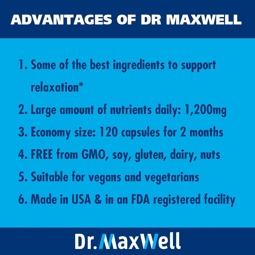 Dr. Maxwell Cortisol Manager - 120 Cápsulas