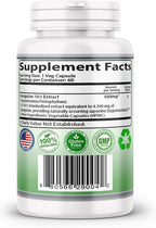 Jiaogulan 10:1 Extracto en Cápsulas - 500mg por Cápsula, 60 Cápsulas Veganas