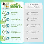 Why Not Natural Vitamina A Líquida 10000 UI - Retinilo Palmitato con Aceite MCT de Coco - Suplemento Vegano para la Piel - 30 ml