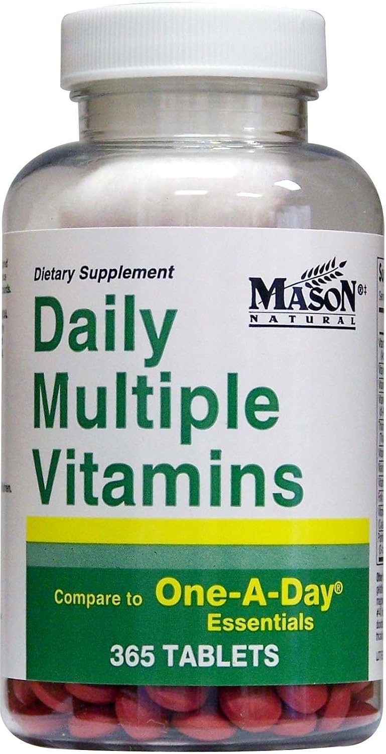 Daily Multiple Vitamins Multivitamínico Multimineral, 365 Comprimidos (Pack de 2)