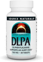 Source Naturals DLPA DL-Fenilalanina 750 mg - 30 Comprimidos
