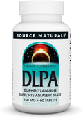 Source Naturals DLPA DL-Fenilalanina 750 mg, 60 Comprimidos