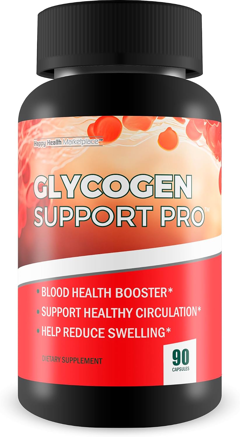 Glycogen Support Pro - Apoyo Sanguíneo y Pancreático con Magnesio, Vitaminas C, D y Zinc